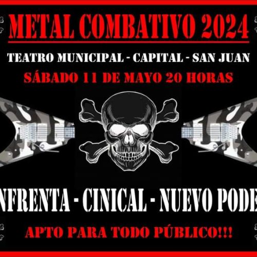 Nuevo Poder en Metal Combativo 2024 en San Juan, Argentina